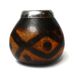 Gaucho Cebar Kalebasse Diamond Chileense kalebas, natuurlijke kalebas, kalebas voor Yerba Mate thee, Calabaza