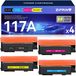 HP 117A cartouche de toner, pack de 4, convient pour HP Colour Laser MFP 178nwg, 179fwg, 150nw