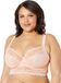 Elomi Charley Longline beugelbralette plunge beha voor dames, Ballet Roze, 75H