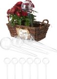 Merkloos Relaxdays Waterdruppelaar - Set van 10 - 250 ml - Kunststof - Transparant