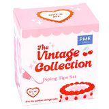 PME VTNZ001 Vintage Cake Piping Tips-Set van 6 Icing Nozzles, roestvrij staal