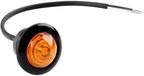 Lampa Viaautoshop Inbouw Led licht Ø 18 mm 12/24V Zwart Amber Markeerverlichting