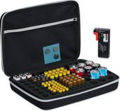Merkloos Relaxdays batterij organizer - met batterijtester - voor 134 batterijen