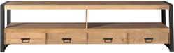Merkloos Starfurn - Tv meubel Britt - Bruin - 45x220x60 cm