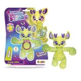 SUPERSTARS Stretchy Bijou - Uitbreidbaar figuur om te verzamelen, vulling met pailletten en speciale effecten, elastische actiefiguur