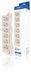 Valueline VLES630F001WH Prise 6 voies 3,00 m Blanc