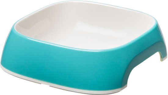 Ferplast Glam Voerbak Lichtblauw 13x12x3.5 cm