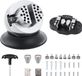 VEVOR Block Ball Bankschroef Graveren Block Adjuster Diamonds Volledige Set van 30 Stuks