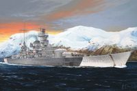 Trumpeter Modelbouwpakket Schepen - 05361 Scharnhorst WWII – Scharnhorst-klasse – Duits Slagschip Plastic - 1:350 - Modelbouw