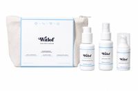 Witlof Skincare Start & Travel Set – Droge & Gevoelige Huid – Cleansing Milk, Toner & Facial Cream – Katoenen Toilettas – 100% Natuurlijk – Vegan - In Nederland geproduceerd