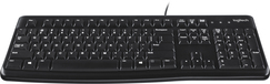 Logitech K120 - Bedraad USB QWERTY Toetsenbord - Zwart