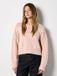 Apricot Crochet Daisies Boxy trui
