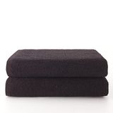 Top Towel Plus - Grote badhanddoeken - 2 badhanddoeken - 100 x 150 cm - 100% katoen - Zwart