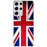 Samsung Galaxy S21 Drapeau angleterre Verstevigd hoesje met sublimatie bedrukking