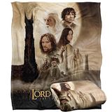 LORD OF THE RINGS Silky Touch Super Soft Sprei Deken, 152 x 127 cm