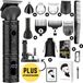 Sansbeauté 7-in-1 Tondeuse Hommes + Standaard - Tondeuse pour barbe et corps - Incl. 6 accessoires - Bodygroomer - Tondeuse à cheveux - Tondeuse - 0,5-15MM - Nez et oreilles - Machine à barbe - Multigroomer