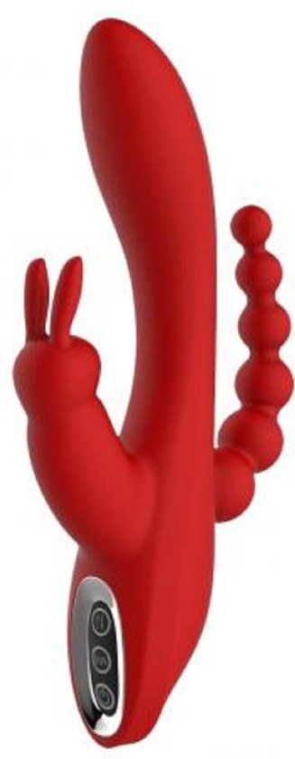 Red Revolution Hera Tarzan Vibrator - Rood