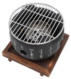 Merkloos Omgoods BBQ Grill Gelijkmatige Verwarming - Houtskoolkachel - Draagbaar Ontwerp - Multifunctioneel Gebruik - Snel Opwarmen - Geschikt voor Vlees en Groenten - Barbecue