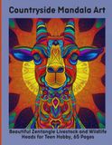 Countryside Mandala Art: Beautiful Zentangle Livestock and Wildlife Heads for Teen Hobby, 65 Pages