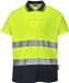 Portwest Tweekleuren Katoenen Comfort Polo S174 - Geel/Marine - XXXL