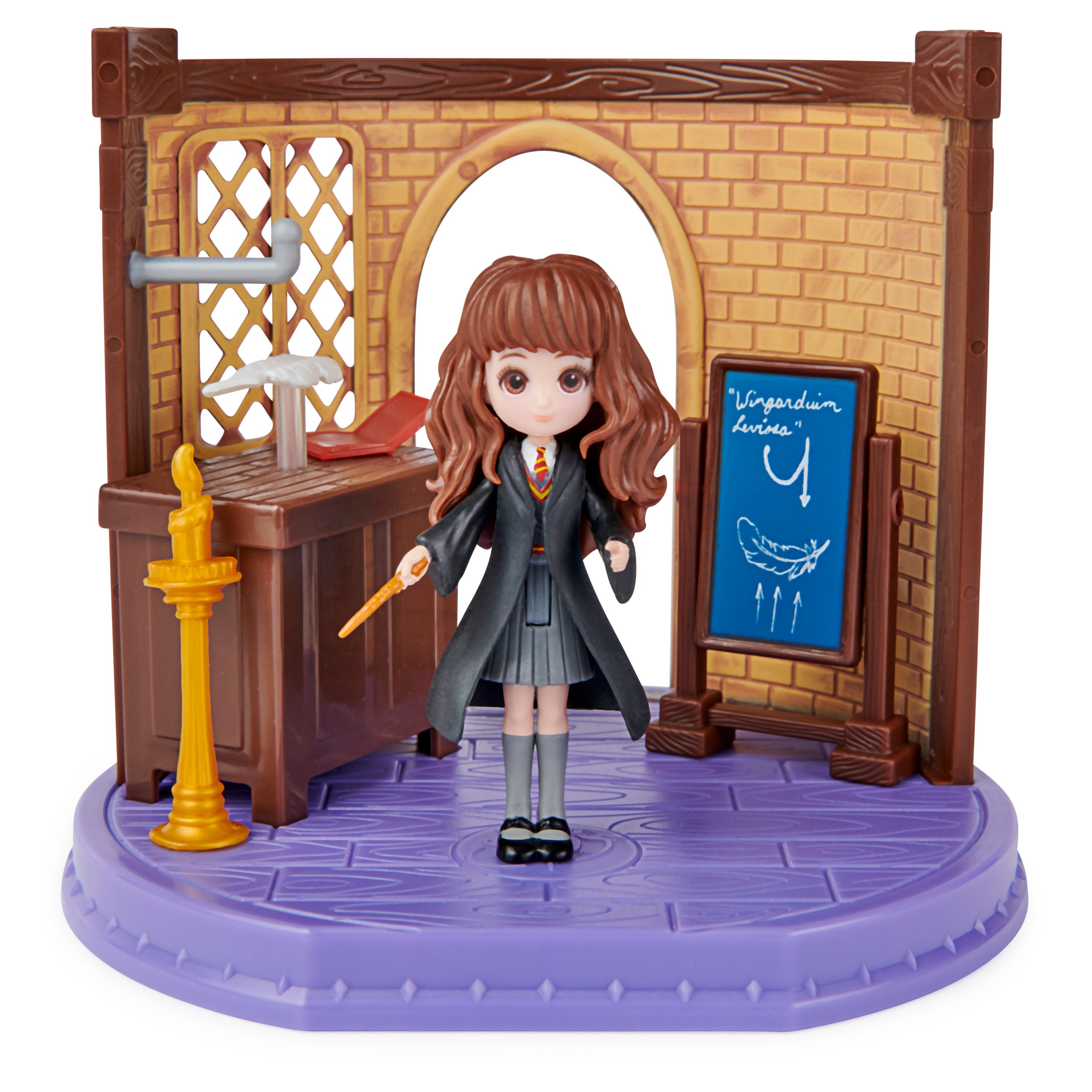 Spin Master Wizarding World Harry Potter Magical Minis - Charms Class Playset - with Hermione Figure