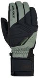 Ziener Gatis Skihandschoenen voor heren, wintersport, waterdicht, ademend, groen modder, maat 8