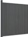 vidaXL Schuttingpaneel 173x186 cm HKC grijs