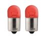 cyclingcolors 2x gloeilamp BA15s 5W 6V rode gloeilamp auto motorfiets bromfiets scooter tractor vrachtwagen bestelwagen