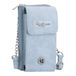Pepe Jeans Jana schoudertas, blauw, 11 x 20 x 4 cm, polyester, met details van kunstleer van Joumma Bags, Blauw, Eén maat, Schoudertas