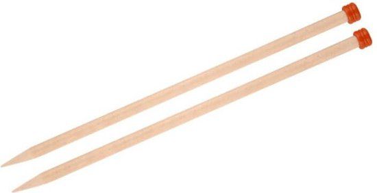 KnitPro Basix Berken breinaalden 40cm 12.00mm - 3st