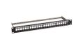 EFB Elektronik B37200100TS.24 Patch Panel 1U 24 Ports 10GBase-T Cat6a RJ-45 Black
