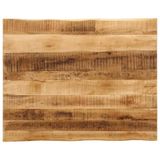 vidaXL Tafelblad met natuurlijke rand 110x80x3,8 cm massief mangohout