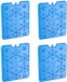 Merkloos / Sans marque Cepewa Gmbh 6x Blauwe koelelementen 800 gram 25 x 32 cm