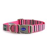 Helder roze gestreept halsomtrek 45-70cm