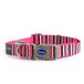 Helder roze gestreept halsomtrek 45-70cm