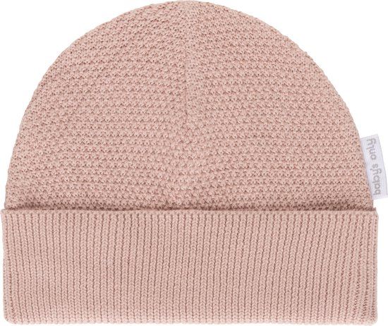 Baby's Only Mutsje Willow - Baby Muts - Oud Roze - 3-6 mnd - 100% ecologisch katoen - GOTS
