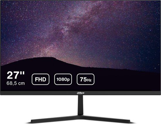 Dahua LM27-B200S - 27 inch Full HD VA Monitor - 75 Hz - Zwart