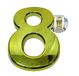PARENCE Deurnummer 3D - 10 cm - Premium geborsteld kunststof - glanzend gouden effect