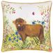 Evans Lichfield Daisy Hill Agnes Bedrukt Kussen met Veren - Multicolour/Tan - 45x45cm