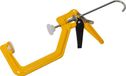 Roughneck Snelspanklem voor één hand – 150x75 mm / 6x3 inch | Metalen TurboClamp, snelontgrendeling, kunststof bekbeschermers, 600 Nm klemkracht, bediening met één hand