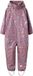 Name It Alfa08 Softshell Regenpak Junior - Donkerroze - Gebloemd - Maat 86