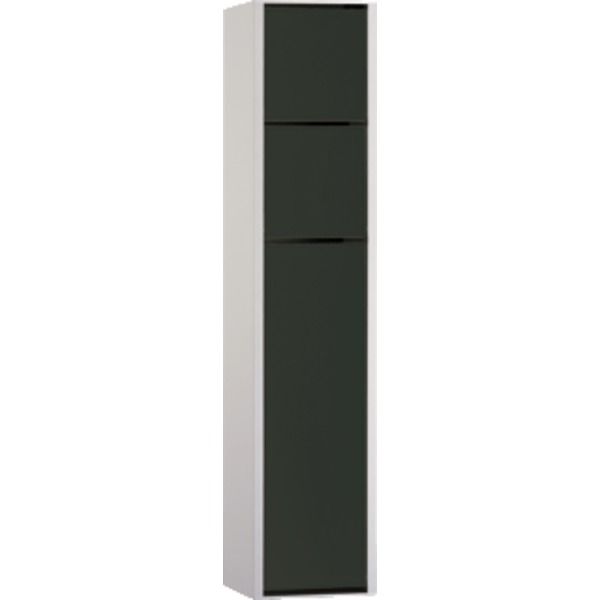 Emco Asis Combiset bad/toilet accessoires Aluminium/glas Chroom/zwart 975027950