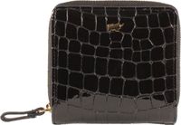 Braun Buffel Verona Portemonnee Dames & Heren - Ritsportemonnee - Leer - Zwart Croco