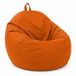 Pouf Poire Orange XL 110x120cm