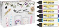 C.Kreul Kreul Kaarsenverf Set 6x29 ml Hello Baby