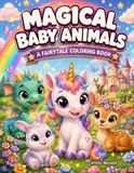 Magical Baby Animals: A fairytale coloring book