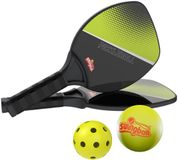 Swingball Pickleball Bat en Ballen Set Zwart