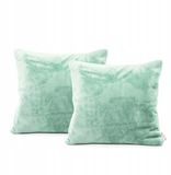 DecoKing Sierkussenhoes 45x45 cm Glad Mintgroen Klassiek