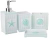 Sweet Home Collection 4-delige set decoratieve hars strand schelpen badkamer decoratie