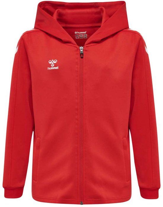 Hummel Core XK Poly Zip Sweater Kids - True Red - 176